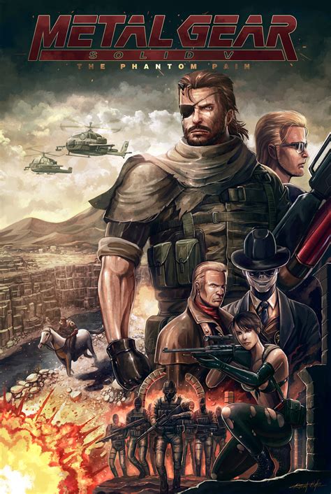 metal gear solid v poster box|metal gear solid art prints.